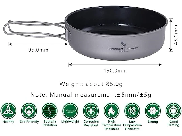 Ibasingo titanium antiaanbakpan - afbeelding 4 van  4