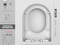 Ibergrif d-vorm toiletdeksel - afbeelding 3 van  4