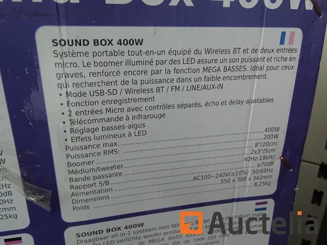 Ibiza sound splbox 400 luidspreker - afbeelding 3 van  4
