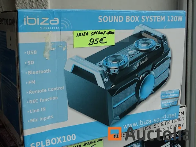 Ibiza splbox100 bluetooth-luidspreker - afbeelding 2 van  2