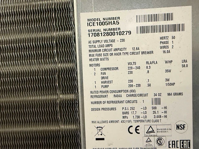 Ice-o-matic - ice1005ha5 - ijsblokjesmachine - afbeelding 3 van  3