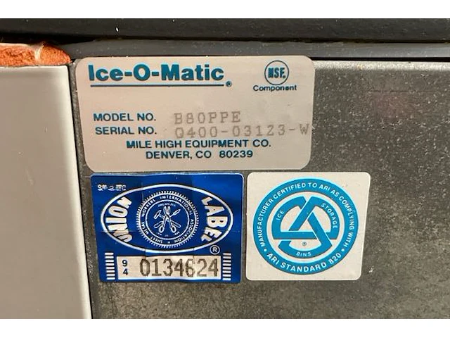 Ice-o-matic bunker + bintop - afbeelding 5 van  5