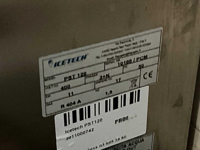 Icetech pst 120 ijsmachines - afbeelding 7 van  7