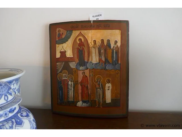 Icoon russisch-orthodoxe van prokrov - afbeelding 1 van  3