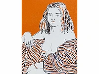 Ida moors - naakt - kleurenlithografie - afbeelding 1 van  6