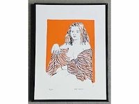 Ida moors - naakt - kleurenlithografie - afbeelding 3 van  6