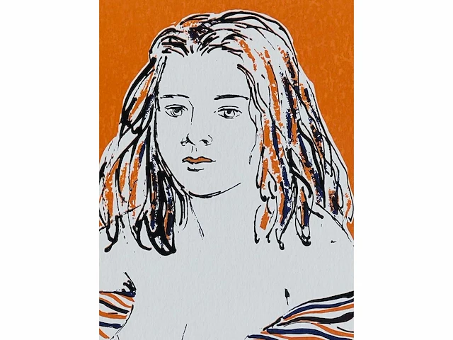 Ida moors - naakt - kleurenlithografie - afbeelding 5 van  6