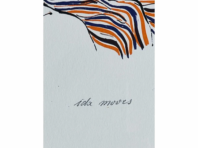 Ida moors - naakt - kleurenlithografie - afbeelding 6 van  6