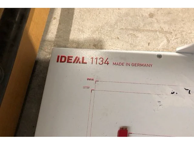 Ideal 1134 papiersnijder - afbeelding 4 van  4