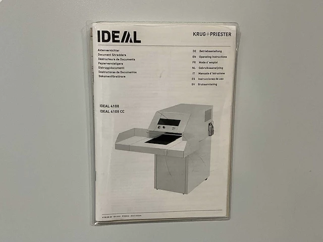 Ideal 4108cc 2x15 p5 document papiervernietiger pro - afbeelding 3 van  14