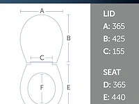 Ideal standard tirso wc-bril - afbeelding 5 van  6