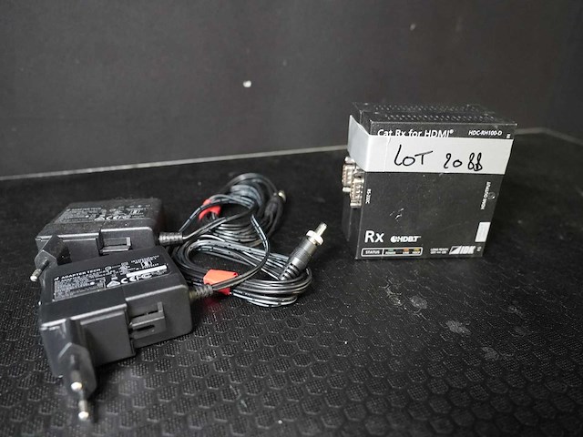 Idk - set of 2 signal converter hd base t - hdmi -hdc -rh100-d - video - afbeelding 1 van  2