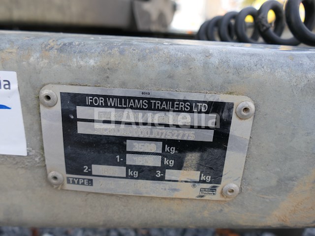 Ifor williams 2cb tt35 dubbelassige buigende aanhangwagen (vin:sckd00000j0752775) - afbeelding 9 van  26
