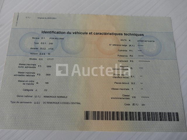 Ifor williams 2hb ct35 voertuig carrier aanhangwagen (vin:sckd00000l0785606) - afbeelding 15 van  34