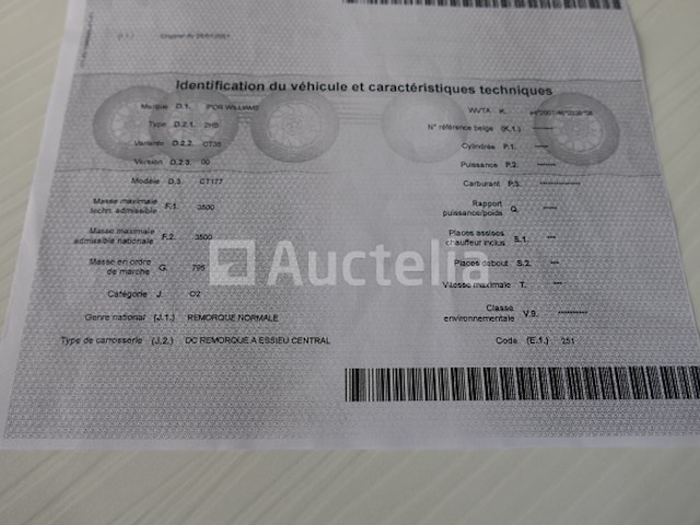 Ifor williams 2hb ct35 voertuig carrier aanhangwagen (vin:sckd00000l0785606) - afbeelding 20 van  34