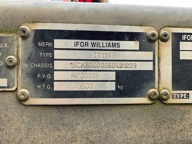 Ifor williams tt126g aanhangwagen - afbeelding 9 van  10