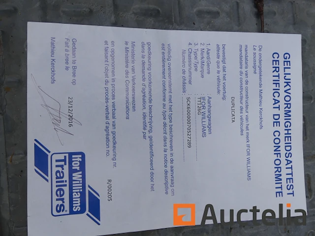 Ifor williams tt126g dubbelassige kipwagen - afbeelding 17 van  24