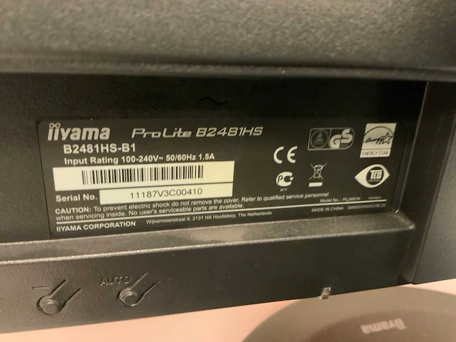 Iiyama prolite b2481 hs computerscherm (2x) - afbeelding 4 van  4