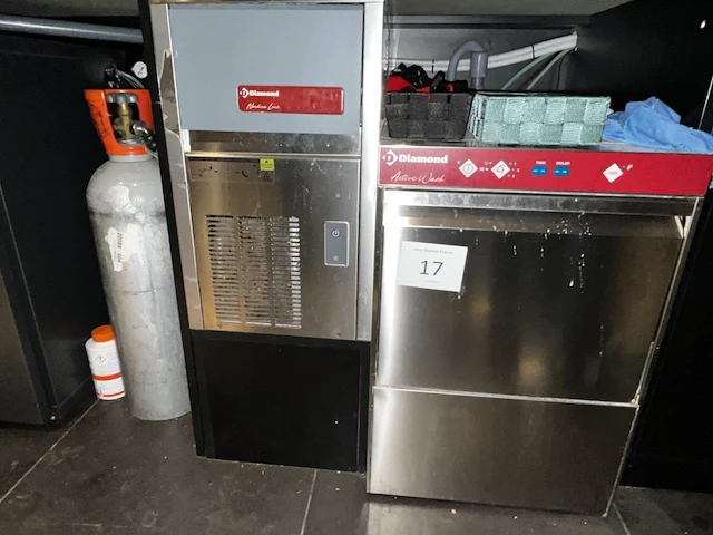 Ijsblokjesmachine en koeler diamond - afbeelding 1 van  2