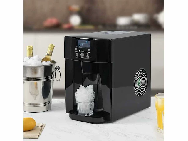 Ijsblokjesmachine met timer en koudwaterdispenser - afbeelding 1 van  10