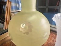 Ijsemmer en vaas glaspasta - afbeelding 3 van  3