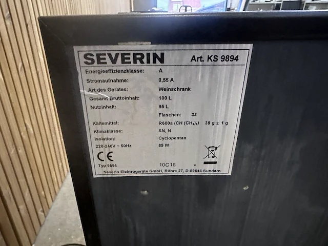 Ijskast severin ks9894 - afbeelding 3 van  4