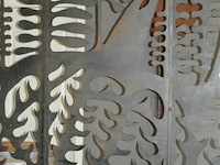 Ijzeren decoratie wand l 2,4 op h 2,56 - afbeelding 3 van  4