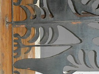 Ijzeren decoratie wand l 2,4 op h 2,56 - afbeelding 4 van  4