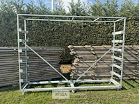 Ijzeren kar ± 312x60x220 - afbeelding 2 van  2