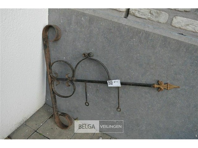 Ijzerwerk voorhangbord - afbeelding 1 van  3