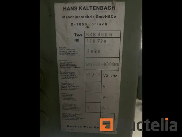 Ijzerzaag kaltenbach kks 400 h - afbeelding 4 van  7