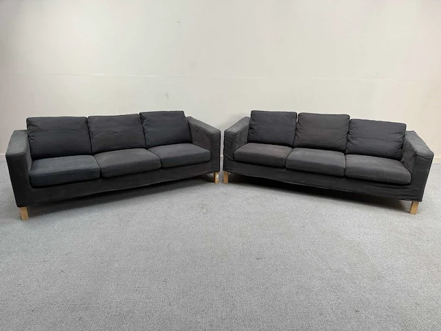 Ikea - zetel 3-zit - sofa set (2x) - afbeelding 1 van  5