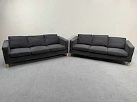Ikea - zetel 3-zit - sofa set (2x) - afbeelding 1 van  5