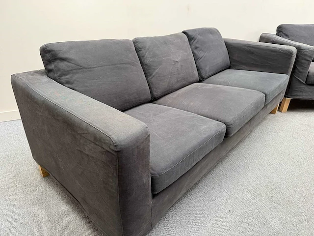 Ikea - zetel 3-zit - sofa set (2x) - afbeelding 4 van  5