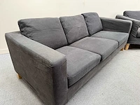 Ikea - zetel 3-zit - sofa set (2x) - afbeelding 4 van  5