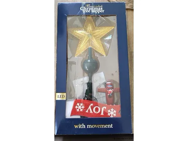 Illuminated christmas tree topper - afbeelding 1 van  3