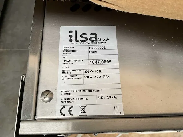 Ilsa f200/4t koelvitrine - afbeelding 4 van  4