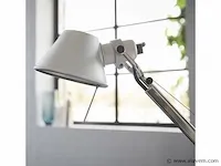 Iluce bureau lamp, zilver met voet - afbeelding 4 van  6