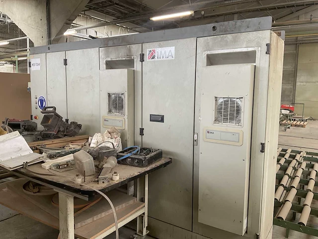 Ima - combina/k/i/r75/885/vr3 - volautomatische éénzijdige fresd en kantmachine voor gebogen vormen stukken - 1997- houtbewerking - houtbewerkingsmachines - afbeelding 5 van  17