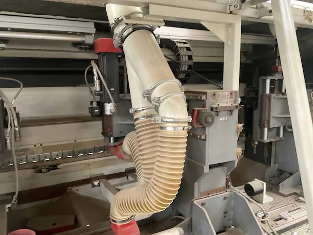 Ima - combina/k/i/r75/885/vr3 - volautomatische éénzijdige fresd en kantmachine voor gebogen vormen stukken - 1997- houtbewerking - houtbewerkingsmachines - afbeelding 16 van  17