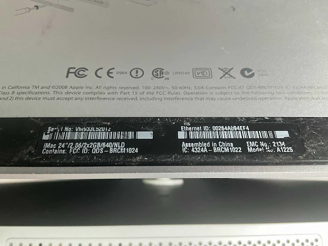 Imac apple model a1225 - afbeelding 2 van  7