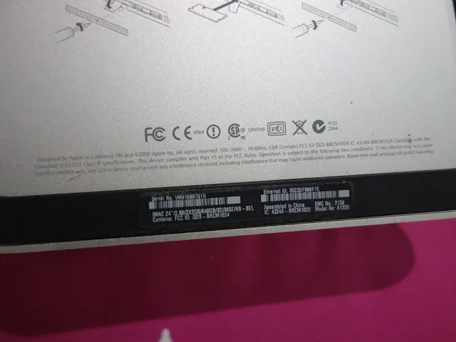 Imac apple - afbeelding 4 van  6