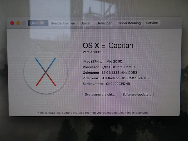 Imac apple - afbeelding 6 van  7