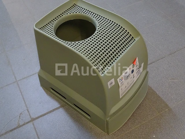 Imac kattenbak met lade groen 56 x 40 x 43,5 cm - afbeelding 1 van  6