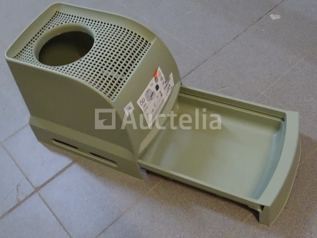 Imac kattenbak met lade groen 56 x 40 x 43,5 cm - afbeelding 2 van  6