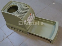 Imac kattenbak met lade groen 56 x 40 x 43,5 cm - afbeelding 2 van  6