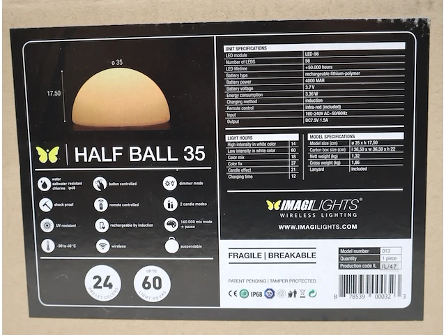 Imagilights half ball 35 verlichting - afbeelding 2 van  5