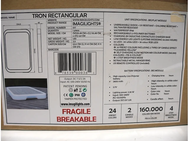 Imagilights snijplank met verlichting - afbeelding 2 van  4
