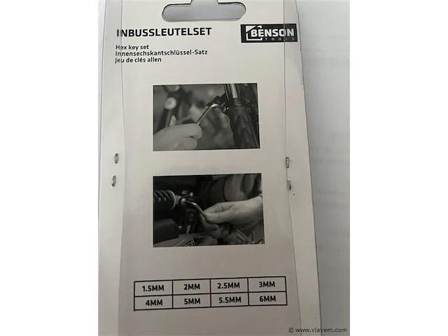 Imbussleutel set aan hanger - afbeelding 2 van  2