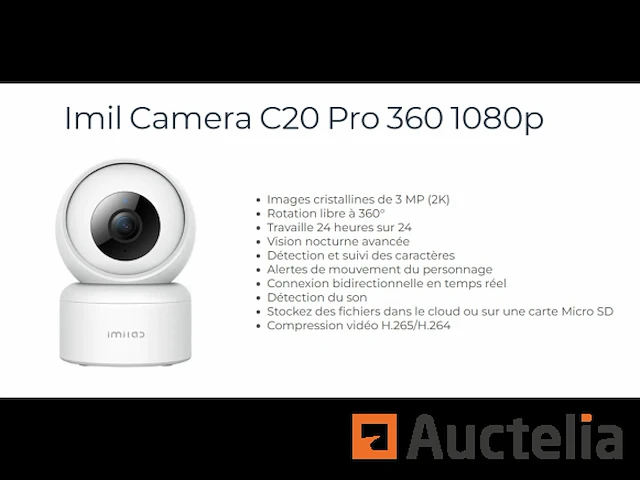 Imilab c20 pro draadloze wifi-bewakingscamera voor binnen - afbeelding 1 van  1